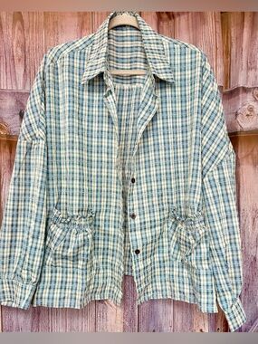 New Ladies Summer weLight Blue Jacket - Classic Relaxed oversized